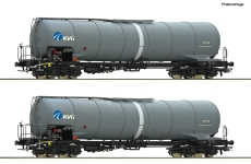 Roco 77463 - H0 - 2-tlg. Set Kesselwagen KVG, GATX, Ep. VI